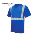 Blue Safety Hi Vis Polo Tshirt